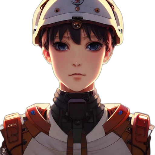 robot, staff, face, crown transparent PNG cut-out