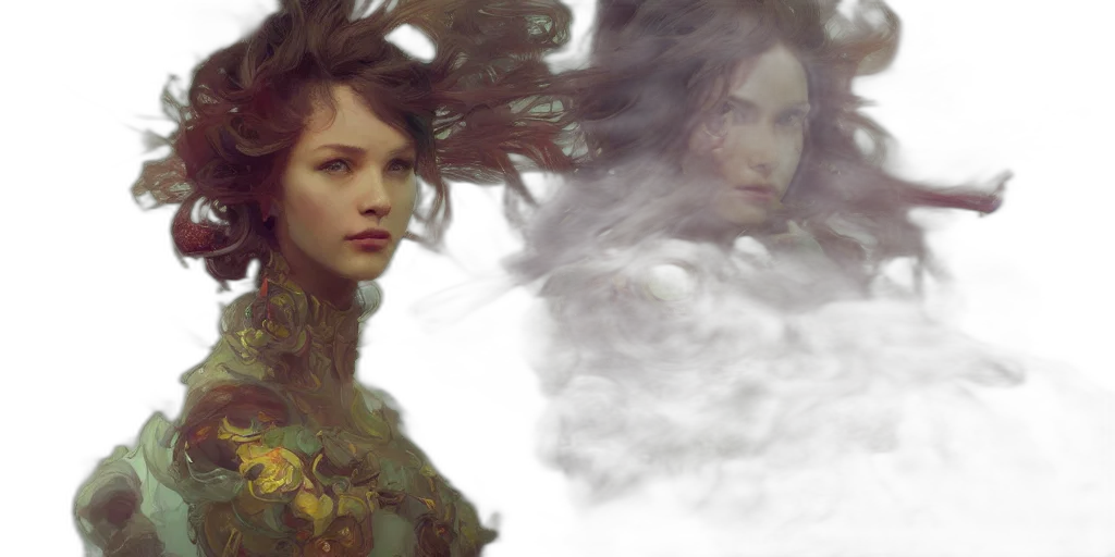fantasy art, photorealistic, concept art, 3d render transparent PNG cut-out