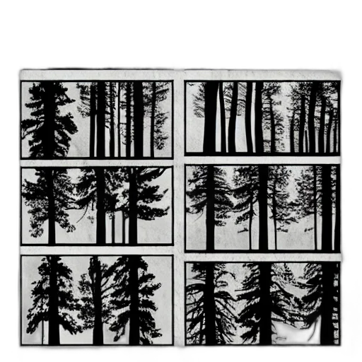 tree, furniture, concept art, photorealistic transparent PNG cut-out