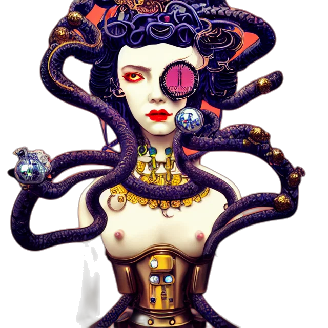 jewelry, robot, crown, pixel art transparent PNG cut-out