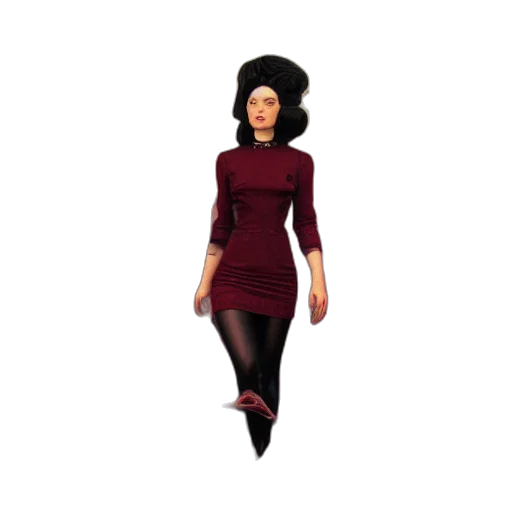 dress, hat, staff, 3d render transparent PNG cut-out