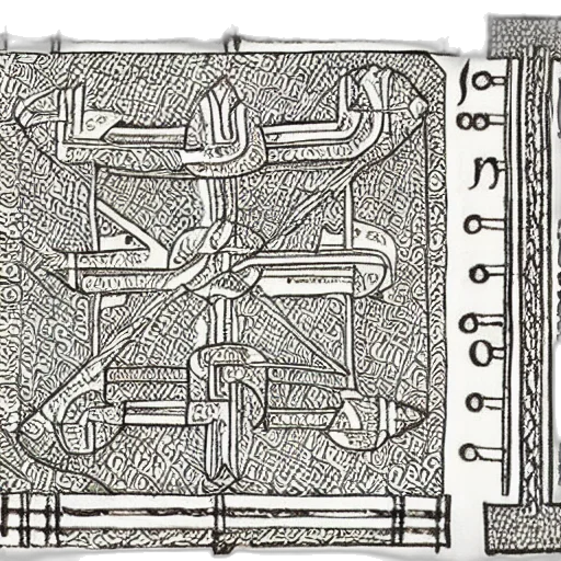 sword, crown, jewelry, mask, pencil sketch, drawing, schematic, scale transparent PNG cut-out