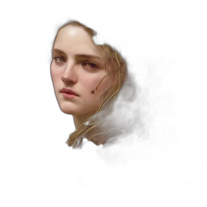 face, crown, hair, hat transparent PNG cut-out