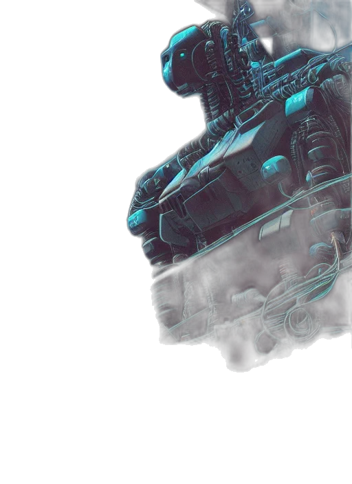 robot, weapon, car, face transparent PNG cut-out