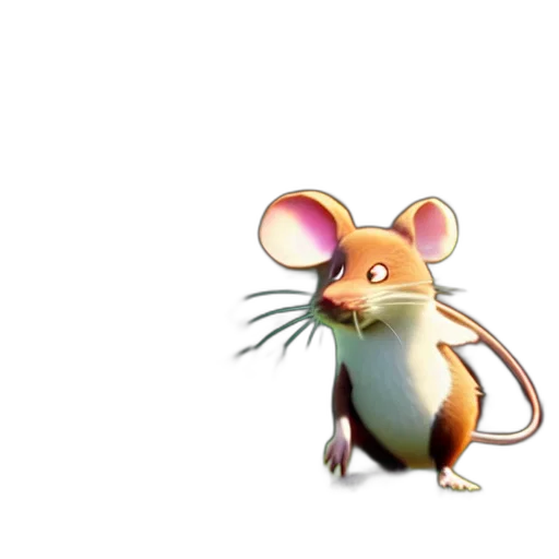 animal, creature, staff, 3d render transparent PNG cut-out