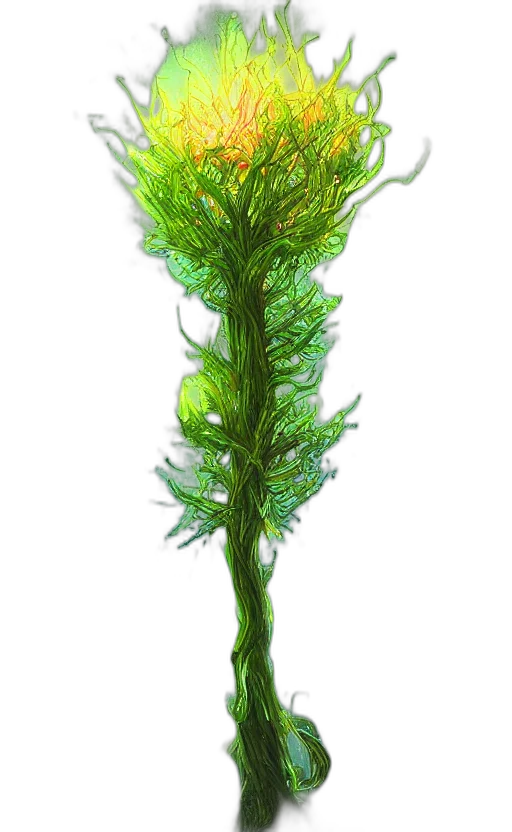 tree, crown, staff, hair transparent PNG cut-out