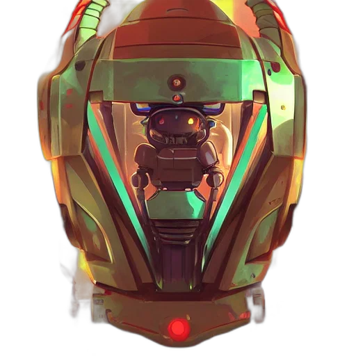 robot, mask, face, weapon transparent PNG cut-out