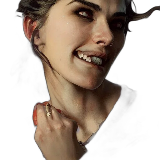 face, mask, creature, staff transparent PNG cut-out