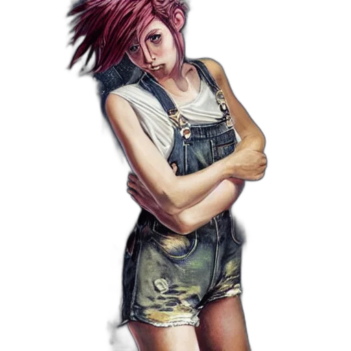 dress, weapon, jacket, creature, concept art, photorealistic, comic book art, cyberpunk transparent PNG cut-out