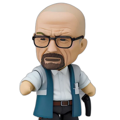 cartoon, 3d render, concept art, nendoroid transparent PNG cut-out