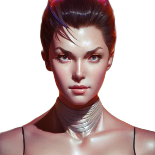 face, robot, crown, staff transparent PNG cut-out