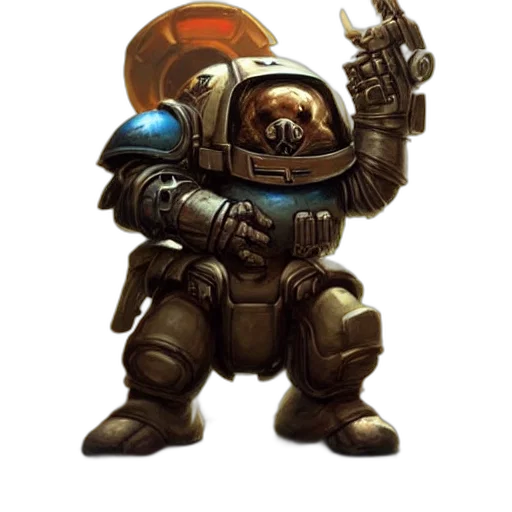 robot, staff, weapon, concept art transparent PNG cut-out