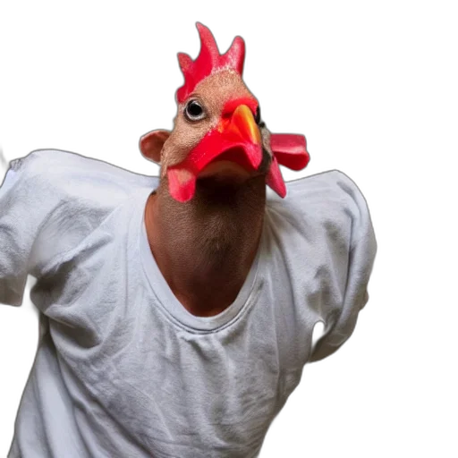 mask, animal, hat, creature, 3d render, photorealistic, concept art, prisoner transparent PNG cut-out