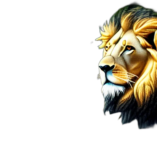 crown, animal, photorealistic, 3d render, concept art, fantasy art, very, detailed transparent PNG cut-out