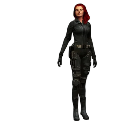 staff, jacket, concept art, 3d render, fantasy art, cyberpunk, dark, natasha transparent PNG cut-out