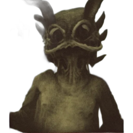 creature, dragon, mask, animal, concept art, 3d render, fantasy art, pixel art transparent PNG cut-out