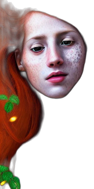 mask, face, crown, hair, photorealistic, fantasy art, 3d render, concept art transparent PNG cut-out