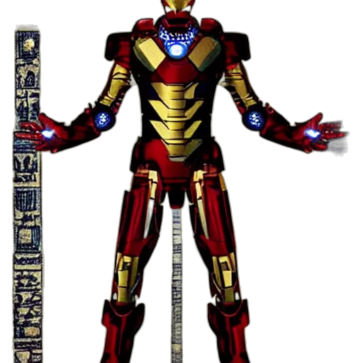 robot, concept art, comic book art, pixel art transparent PNG cut-out
