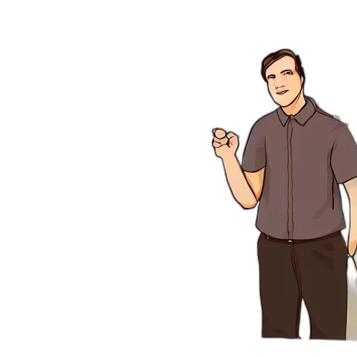 staff, jacket, cartoon, concept art transparent PNG cut-out