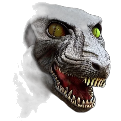 dragon, creature, mask, animal transparent PNG cut-out