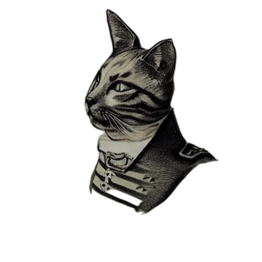 animal, staff, mask, photorealistic transparent PNG cut-out