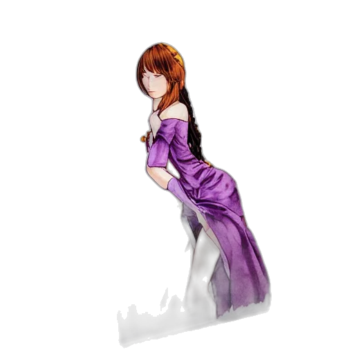 dress, staff, crown, sword, concept art, fantasy art, pixel art, watercolor transparent PNG cut-out