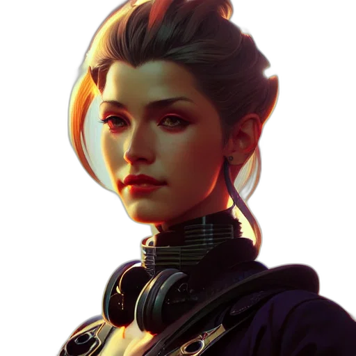staff, face, crown, robot transparent PNG cut-out