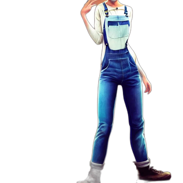 staff, jacket, robot, concept art, cartoon, 3d render, pixel art, pastel transparent PNG cut-out