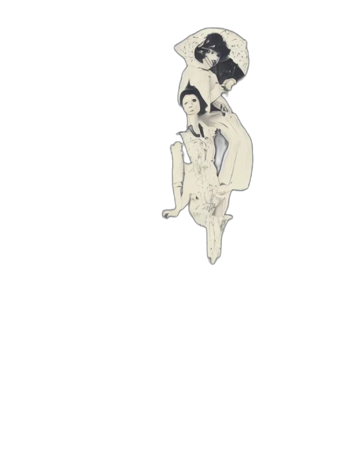 staff, umbrella, dress, jewelry transparent PNG cut-out