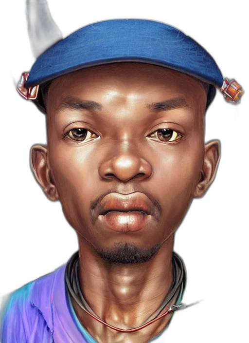 face, hat, staff, creature, photorealistic, concept art, cartoon, oil painting transparent PNG cut-out