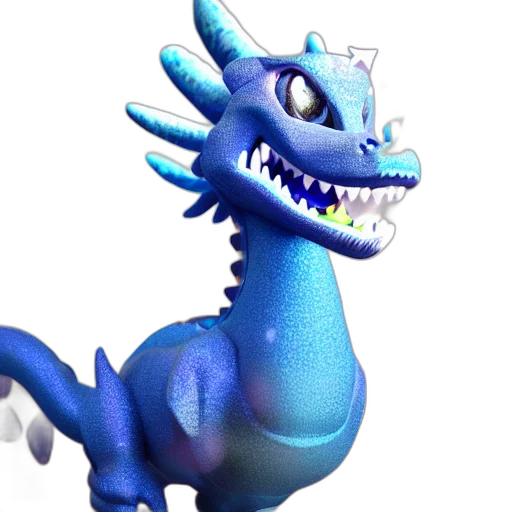 dragon, creature, animal, 3d render transparent PNG cut-out