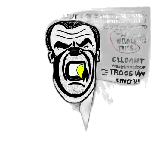 mask, face, jacket, cartoon, concept art, comic book art, photorealistic, angry transparent PNG cut-out