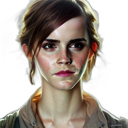 face, staff, jacket, concept art transparent PNG cut-out
