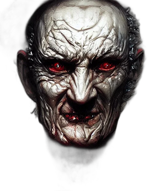 face, mask, creature, concept art, photorealistic, comic book art, fantasy art, demonic transparent PNG cut-out
