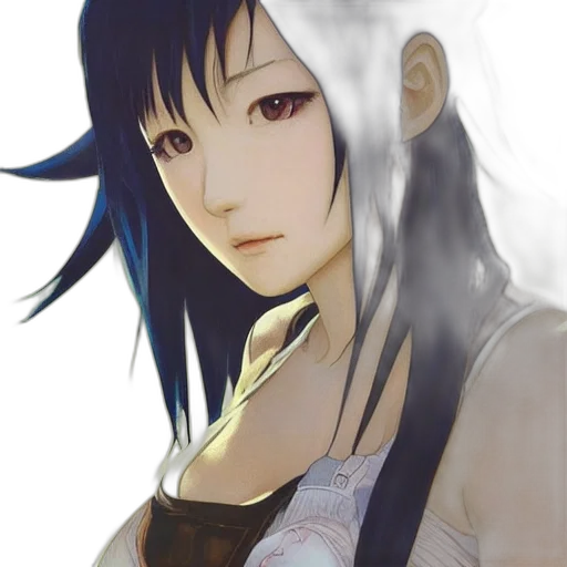 face, mask, anime, photorealistic, fantasy art, concept art, monochrome, blue transparent PNG cut-out