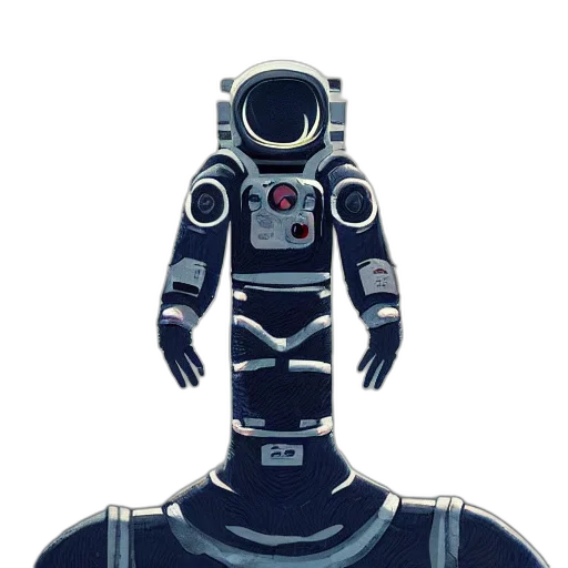 robot, staff, jacket, face transparent PNG cut-out
