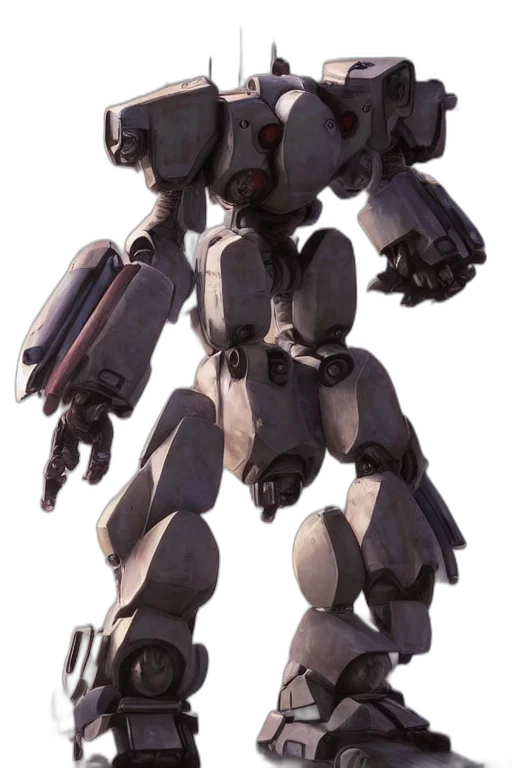 robot, weapon, concept art, 3d render transparent PNG cut-out