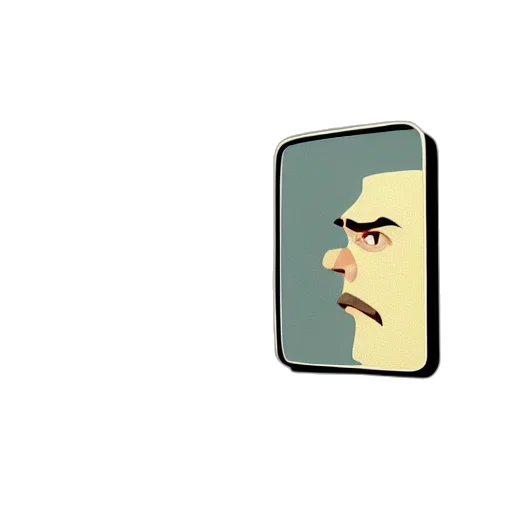 face, robot, mask, pixel art transparent PNG cut-out