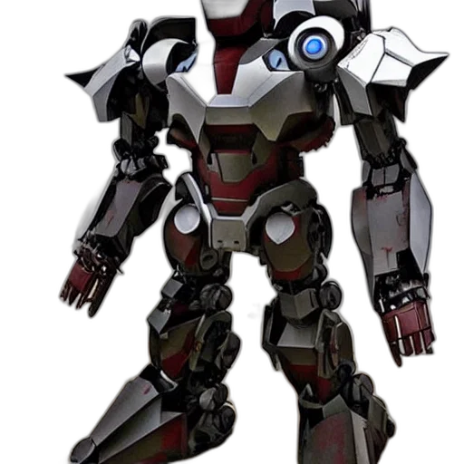 robot, weapon, 3d render, concept art transparent PNG cut-out
