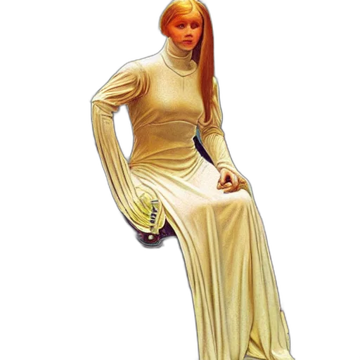 dress, staff, sword, jewelry, pixel art, concept art, fantasy art, photorealistic transparent PNG cut-out