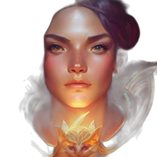 face, dragon, crown, mask, fantasy art, concept art, photorealistic, oil painting transparent PNG cut-out
