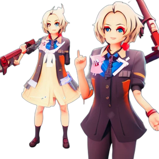 staff, weapon, concept art, pixel art, anime, 3d render, red, senko transparent PNG cut-out