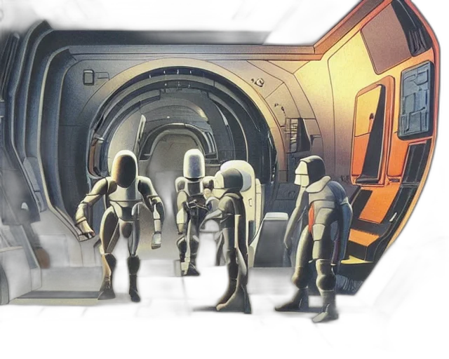 concept art, 3d render, comic book art, outer space transparent PNG cut-out
