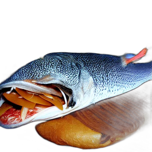 food, animal, shoes, creature, 3d render, photorealistic, gar, fish transparent PNG cut-out