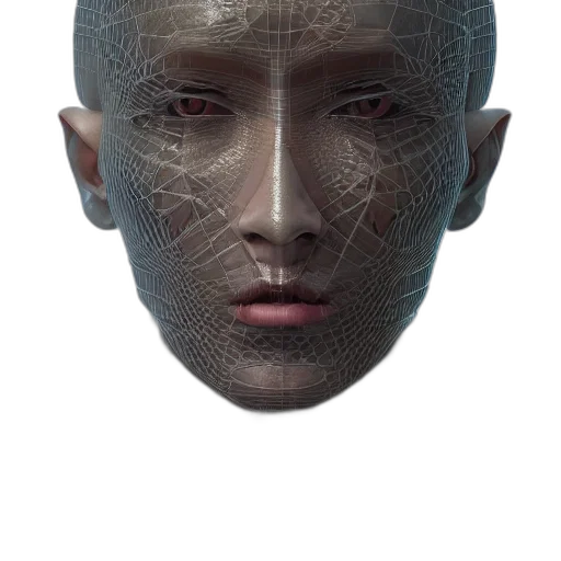 mask, face, robot, creature transparent PNG cut-out