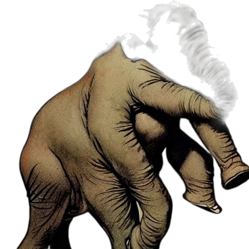 animal, creature, mask, hair, concept art, photorealistic, 3d render, comic book art transparent PNG cut-out