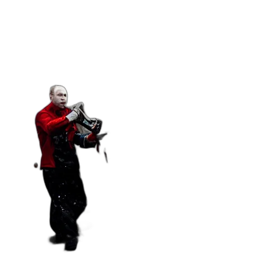 staff, robot, weapon, jacket transparent PNG cut-out