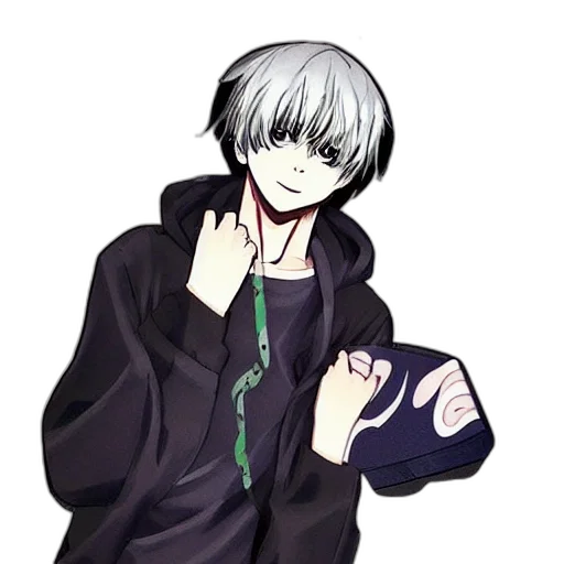 jacket, staff, creature, mask transparent PNG cut-out