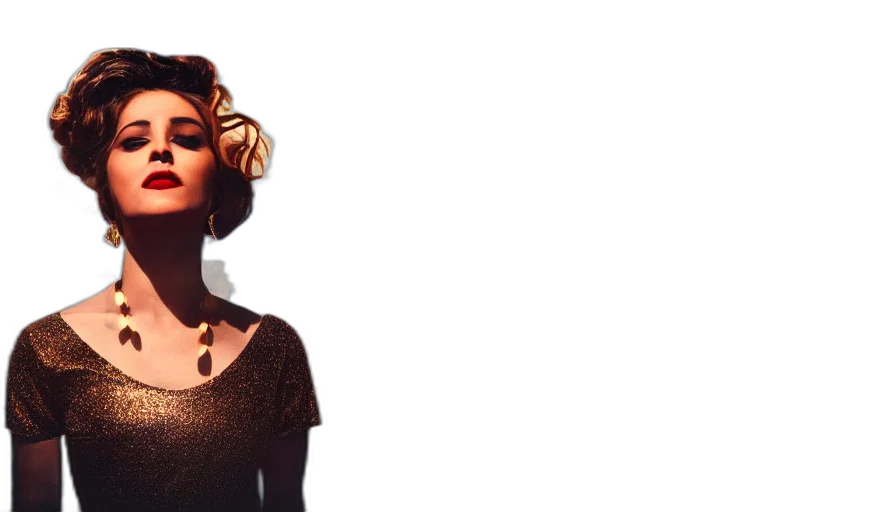 dress, mask, crown, jewelry transparent PNG cut-out