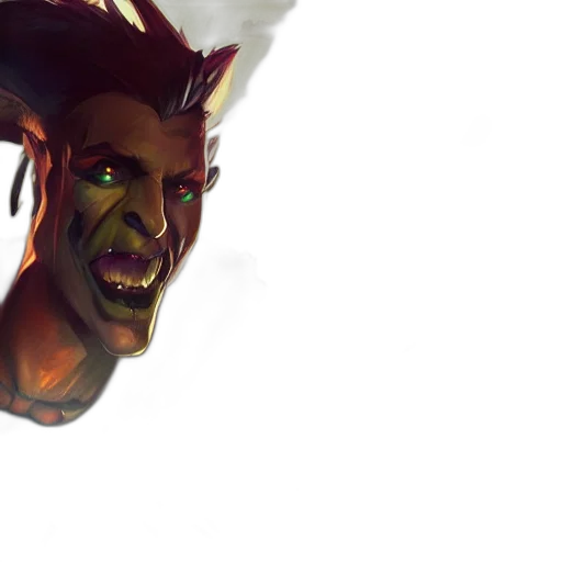 face, mask, creature, concept art transparent PNG cut-out